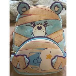 NWT Care Bears Loungefly Universal Monsters Bedtime Mum Mummy Mini Backpack